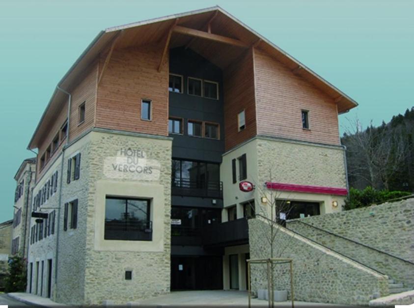 Restaurant Hotel Du Vercors Saint-Martin-en-Vercors Bagian luar foto